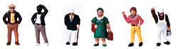 Pedestrians pkg(6) -- Street People