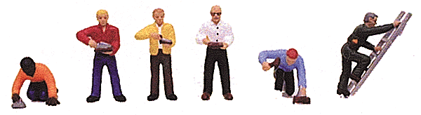 Working People -- Masons & Bricklayers pkg(6)