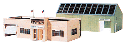 Administration Office & Factory Complex -- Office: 3-1/8 x 7-3/16" 7.9 x 19.9xm; Factory: 3-1/3/16 x 7-13/16" 7.9 x
