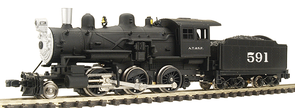 Steam 2-6-0 Mogul - Powered -- Santa Fe