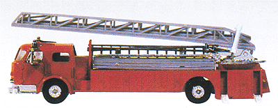 Aerial Hook & Ladder Truck -- Red