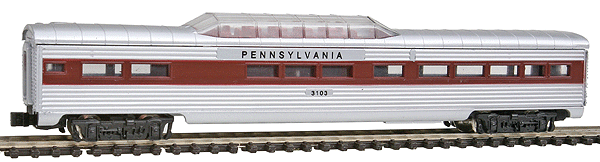 Streamline Vistadome -- Pennsylvania