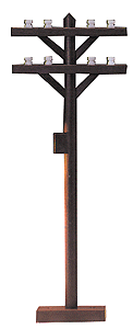 Telephone Poles -- pkg(6)