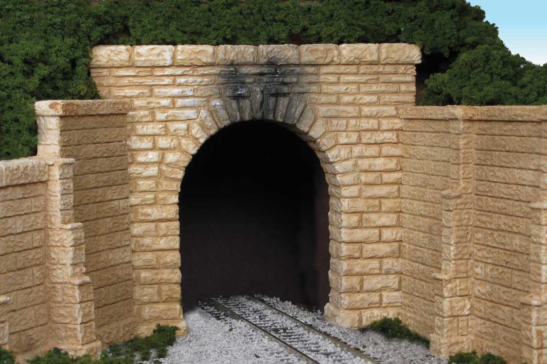 Single-Track Tunnel Portal -- Stone