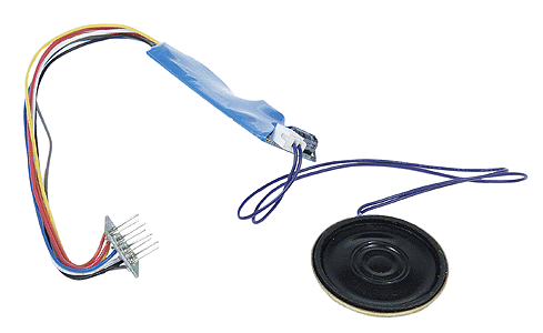 Digital Command Control Accessories -- Decoder - Synchronized Steam Sound, 4 Functions, 128 Speed Steps