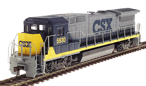 Diesel GE Dash 8 Powered w/DCC Decoder -- CSX