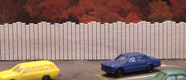 Scale Fence Kits -- Privacy Fence - 29" Of Fencing or 531 Scale Feet