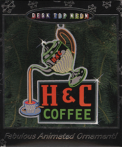 Animated Christmas Ornament -- H&C Coffee