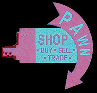 Vertical Sign Lighting Kits -- Pawn Shop - Medium, Right