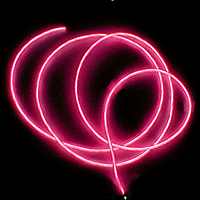 Electroluminescent Wire Kit .090" Diameter -- Red