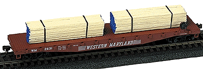 Banded Lumber Stack -- Blue Ends pkg(2)