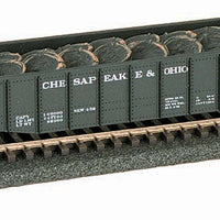 Rebar & Coiled Steel Rod Loads (One-Piece, Painted Plaster Castings) -- For Athearn 50' Gondola