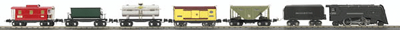 284E Freight Train-Only Set w/Proto-Sound 3.0 - 3-Rail - Lionel Corp. -- Lionel Lines (Includes: Hopper, Boxcar, Tankcar, Dumpcar & Caboose)