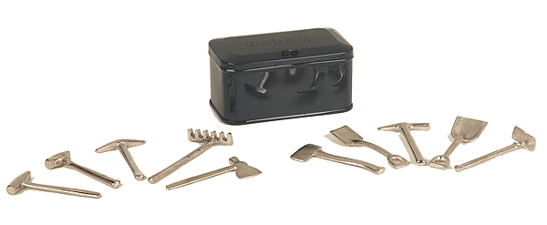 Tinplate Tools and Chest -- No.208 (dark gray)