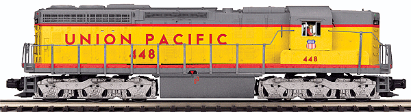 RailKing(R) Premier Diesel EMD SD24 w/Proto-Sound 3.0 & DCS - 3-Rail -- Union Pacific (Armour Yellow, gray, Large Lettering, Shield on Cab)
