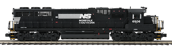 RailKing(R) Premier Diesel EMD SD50 w/Proto-Sound 3.0 & DCS - Hi-Rail Wheels -- Norfolk Southern (black, white)