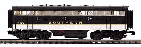 RailKing(R) Premier Diesel EMD F7B - Unpowered - 3-Rail -- Southern Railway #4404 (black, white)