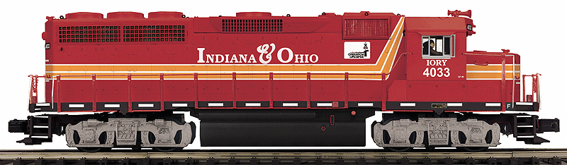 EMD GP40 w/Proto-Sound 3.0 & Hi-Rail Wheels - 3-Rail - Premier(R) -- Indiana & Ohio