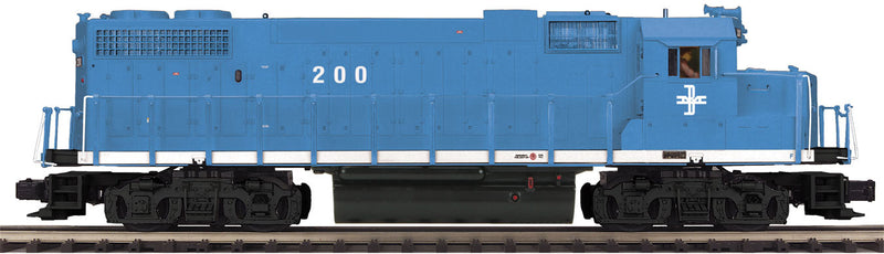 EMD GP38-2 - 3-Rail w/Hi-Rail Wheels, Proto-Sound 3.0 - Premier(R) -- Boston & Maine (blue, white, Number on Long Hood)-1