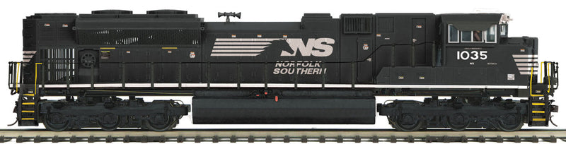 EMD SD70ACe - 3-Rail w/Proto-Sound 3.0 & Hi-Rail Wheels - Premier(R) -- Norfolk Southern #1035 (black, white, Horse Head Logo)
