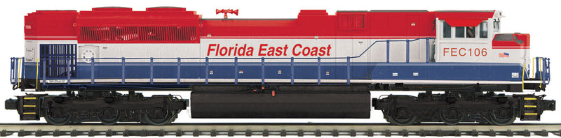 EMD SD70ACe - 3-Rail w/Proto-Sound 3.0 & Hi-Rail Wheels - Premier(R) -- Florida East Coast #106 (red, white, blue)