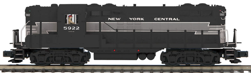 EMD GP9 - 3-Rail w/Proto-Sound 3.0 & Hi-Rail Wheels - Premier(R) -- New York Central #5922 (Lightning Stripe, black, gray)