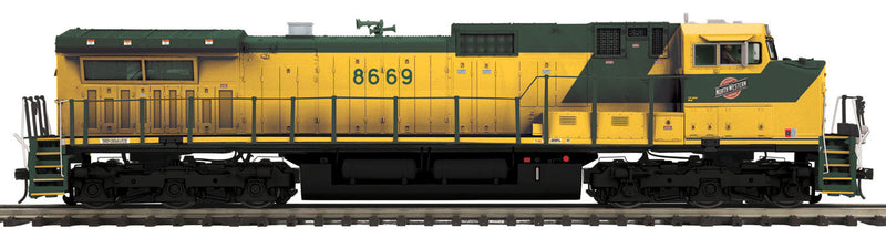 Dash 9-44CW - 3-Rail with Proto-Sound 3.0 (Hi-Rail Wheels) - Premier -- Chicago & North Western 8669