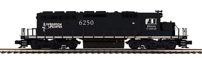 EMD SD40-2 - 3-Rail with Proto-Sound 3.0 - Premier -- Illinois Central 6250
