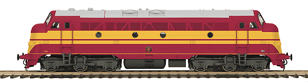 Premier Diesel GM AA16 NOHAB w/Hi-Rail Wheels Powered w/Proto-Sound 2.0 -- CFL Class 1600 Luxembourg