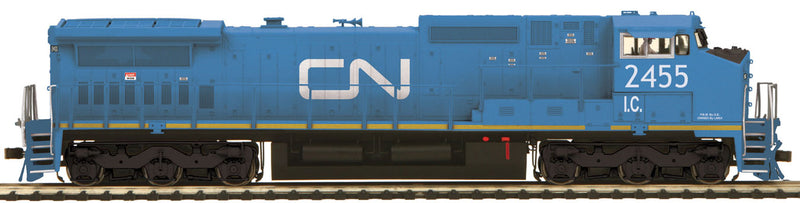 Premier Diesel GE Dash 8 w/Proto-Sound 2.0, DCS(TM) & Smoke -- Scale Wheels Canadian National (blue, IC Sublettering)