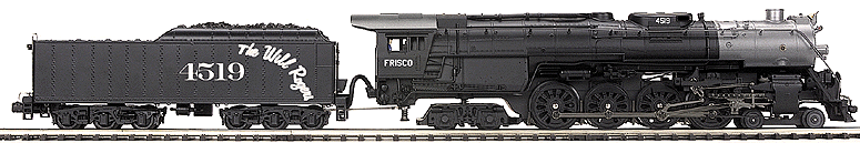 Premier Series Steam 4-8-4 Northern w/Tender w/Proto Sound -- Frisco/Will Rogers