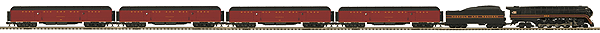 Premier Steam Freight Set Powered w/Proto-Sound 2.0 -- Norfolk & Western 4-8-4 J w/4 Cars