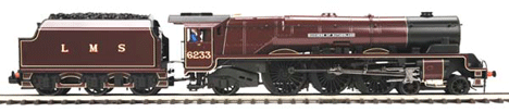 Premier Steam Princess Coronation Engine w/Scale Wheels, Pwrd w/Proto-Sound -- London, Midland and Scottish Railway