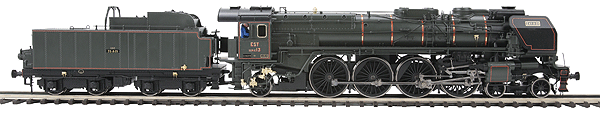 Premier Steam Era II Class 241A Powered w/Proto-Sound 2.0 & Scale Wheels -- French National Railways SNCF