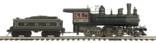 Premier Steam H-3 2-8-0 Consolidation w/Proto-Sound(R) 3.0 & Hi-Rail Wheels -- Pennsylvania Railroad #1187 (Striped Drivers & Tender)