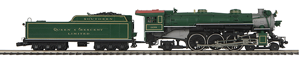 RailKing(R) Premier Steam Ps-4 4-6-2 Pacific w/Proto-Sound 3.0 & DCS - 3-Rail -- Southern Railway #6688 (green, graphite, Queen & Crescent Ltd. Lettering)