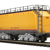 Auxillary Water Tender I - 3-Rail w/Hi-Rail Wheels - Premier -- Union Pacific (2010s Excursion Scheme, Armour Yellow)