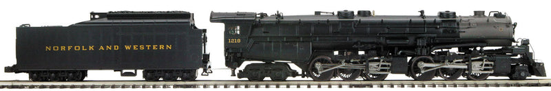 Class A 2-6-6-4 - 3-Rail w/Proto-Sound 3.0 & Hi-Rail Wheels - Premier(R) -- Norfolk & Western #1218 (black, graphite)