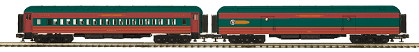 Premier 2-Car 70' Madison Baggage/Coach Passenger Set -- New York, Ontario & Western