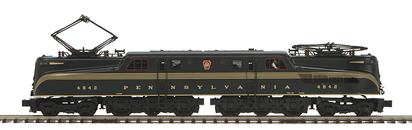 Premier GG1 Electric w/Proto-Sound(R) 2.0 - 3-Rail -- Pennsylvania Railroad #4842 (5-Stripe, Brunswick Green)