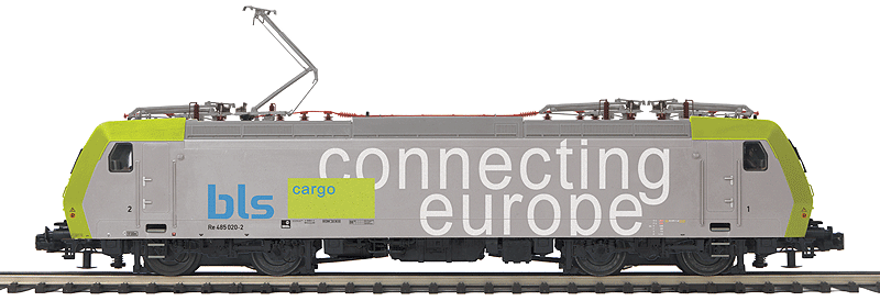 Premier Adtranz TRAXX F140 AC-1 Electric w/Scale Wheels & Proto-Sound 3.0 -- BLS Cargo (Switzerland, "Connecting Europe" Slogan)