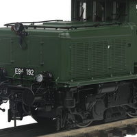 E94 Electric w/Proto-Sound 3.0 & Hi-Rail Wheels - 3-Rail - Premier(R) -- German Federal Railway DB (green, silver)