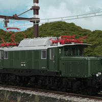 E94 Electric w/Proto-Sound 3.0 & Hi-Rail Wheels - 3-Rail - Premier(R) -- German Federal Railway DB (green, silver)