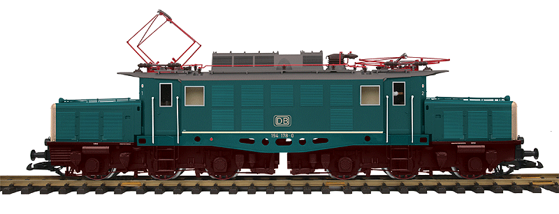 E94 Electric w/Proto-Sound 3.0 & Scale Wheels - 3-Rail - Premier(R) -- German Federal Railway DB (blue, gray)