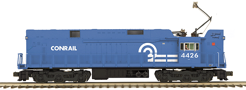 E44 Electric w/Proto-Sound 3.0 - 3-Rail - Premier(R) -- Conrail (blue, white)