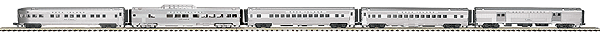 Premier 5-Car 70' Ribbed Side Passenger Set (ABS Plastic) -- Rock Island