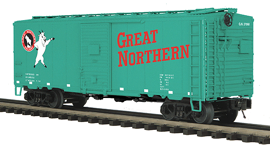 AAR 40' Boxcar - 3-Rail - Ready to Run - Premier(R) -- Great Northern