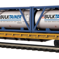 60' Flatcar w/3 Cont UP