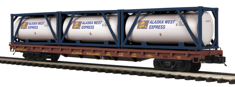 60' Flatcar w/3 Cont ARR