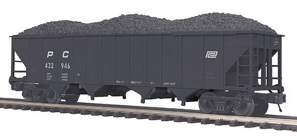 Premier 4-Bay Hopper Car -- Penn Central